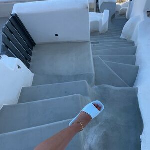 Light Blue Open-Toe Jelly Sandal Heels